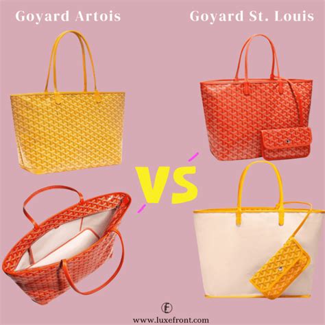 goyard artois material|Goyard Artois pm vs mm.